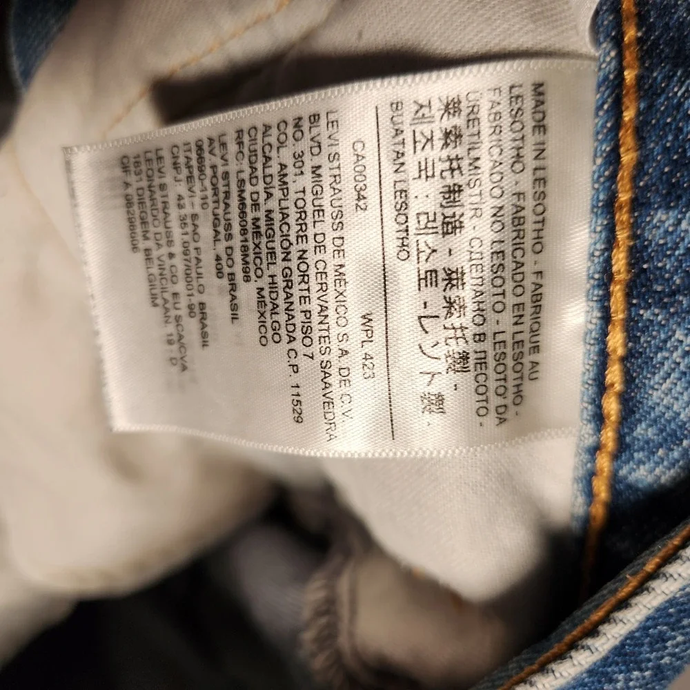 Levi's 505 Jeans‎ Men's 40X30 Blue Straight Leg Classic Fit
